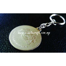 Key Chain Silver Matt   2D Etching KC/SM_01